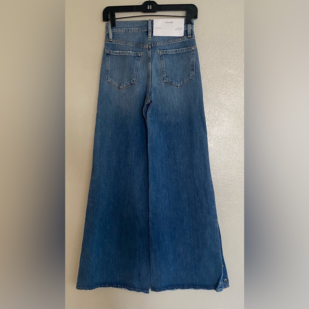 Classic Blue Wide-Leg Jeans